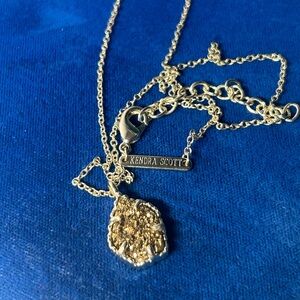 Kendra Scott 'Catherine' Necklace, bronze druzy pendant